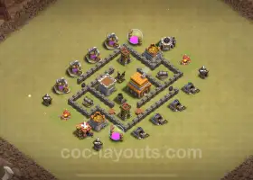 Best TH4 Anti 3 Stars War Base 2024 - Copy Link Here! #7015