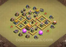 Best Anti 2 Star TH5 War Base 2024 - Copy Link Here #7025