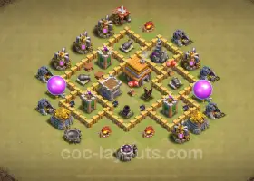 Best Anti 3 Star TH5 War Base 2024 - Copy Link Here! #7026