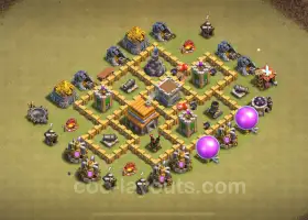 Top TH5 Anti 3 Stars War Base with Link 2024 - Copy Now! #7036