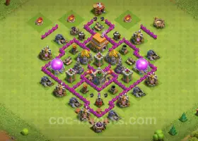 Top Anti 3 Stars Base TH6 - Best Layouts for 2024 #7040