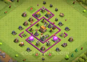 Best TH6 Anti 3 Star Base - Hybrid Layouts for 2024 #7041