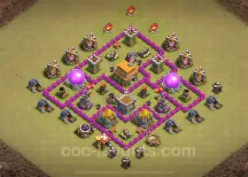 Best TH6 War Base 2024: Hybrid Designs & Links for CWL #7044