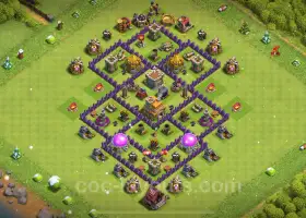 2024년 최대 레벨의 TH7 기본 사본 - Clash of Clans #17651