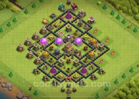 TH8 Farming Base Link - Stratégie anti 2 étoiles pour COC 2024 #17664