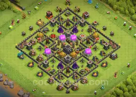 Max TH9 Farming Base Links - Guia Clash of Clans 2024 #17673