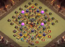 Best TH10 War Base 2024 - Link & Hybrid Designs #17685