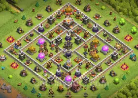 TH11 Farming Base Link - Anti 3 Stars | Clash of Clans 2024 #17695