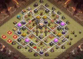 საუკეთესო Anti 2 Stars TH11 War Base Link 2024 - Town Hall 11 #17702