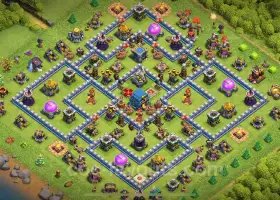 Mejor base TH12 Anti 2 Stars 2024: enlaces y diseños híbridos #17709