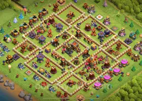 Base de trophée TH16, copie pour Clash of Clans 2024 #17757