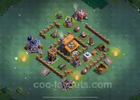 Base Anti-Tout Top BH3 | Choc des clans 2024 #17785