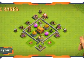 Level Maks TH3 Basis Hibrid Teratas | Tata Letak Anti 3 Bintang COC #17847