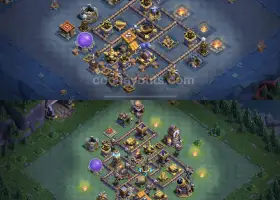 Top Builder Halle 10 Anti-Alles-Basis – Clash of Clans #17897