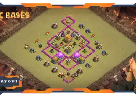 Top TH6 Base Layouts: Anti-Air, Anti-3 Stars - Clash of Clans #17914