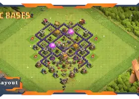 Top Anti 3 Star TH7 Hybrid Base - Clash of Clans Layouts #17937