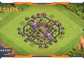 Base híbrida superior TH7 Max con diseños Anti Air Dragon #17944