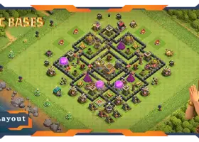 أفضل التخطيطات الأساسية لـ TH8: Anti 3 Stars & Links - Clash of Clans #17962