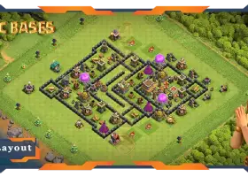 Principales diseños de bases y consejos de defensa de Anti-Trophy TH8 - CoC #17964