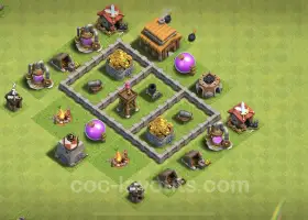 Max TH3 Farming Base Guide - Clash of Clans #17982