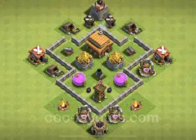 Best Town Hall Level 3 Base: TH3 Hybrid & Anti-Everything #17986