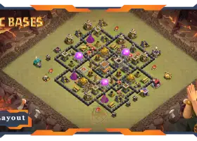 საუკეთესო TH8 Max Base Layouts ომისა და CWL-ისთვის Clash of Clans #18021-ში