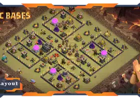 顶级 TH9 战争基地布局和链接 - Clash of Clans #18025