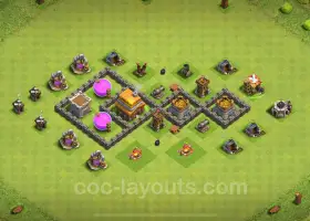 TH4 Farming Base Link - Clash of Clans 2024 Guide #18126