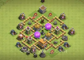 Max TH5 Farming Base Link - Estratégia Clash of Clans #18146