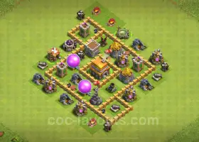 Best TH5 Anti 3 Stars Base Layouts & Links 2024 #18156