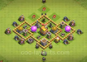 Best Anti 2 Stars TH5 Base Links - Hybrid Layouts 2024 #18157