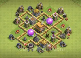 Beste TH5-basisontwerp: Anti Loot & Anti Everything #18172