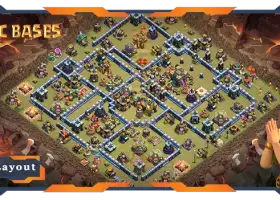 顶级 TH14 战争基地：防空布局和策略 - CoC #18212