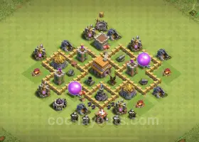 Max TH5 Farming Base: Bästa layouter och länkar för Clash of Clans #18213