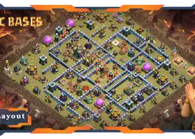 Top TH14-Basis für Clash of Clans: Verteidigungs- und Kriegslayouts #18216