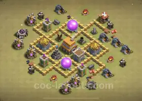 Best Anti 2 Star TH5 War Base - Copy Link Included #18218