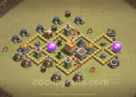 Top TH5 War Base Link: Anti-Everything for CWL #18237