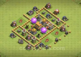 Układy baz rolniczych Max TH5 dla Clash of Clans — skopiuj teraz! #18247