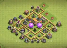 Lien de base agricole TH5 - Anti tout - Clash of Clans #18251