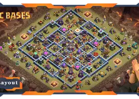 TH15 ომის ბაზის საუკეთესო განლაგება Anti 2 Stars | Clash of Clans #18252