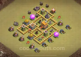 Beste TH5 War Base 2024: Anti Everything & Link Copy #18257