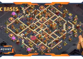 Principais layouts de base de guerra TH16 - Anti 2 estrelas | Clash of Clãs #18264