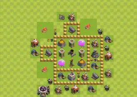 Farming Base TH5 - Clash of Clans Town Hall Level 5 Design #18286