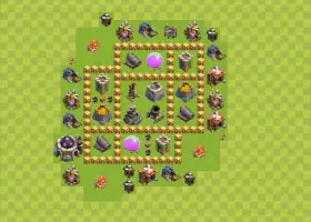 Pangkalan Pertanian TH5 Terbaik - Balai Kota Clash of Clans Level 5 #18287