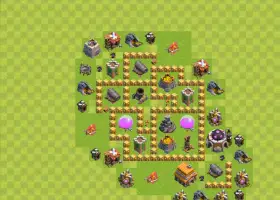 Najlepsza baza rolnicza TH5 – strategie Clash of Clans #18288