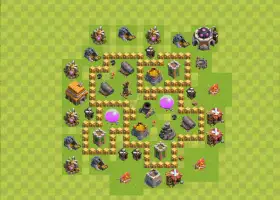 Çiftçilik Üssü TH5 - Clash of Clans Belediye Binası 5 Stratejisi #18292