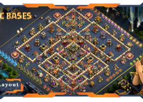 Top TH17 Farming Base - Melhores layouts anti 3 estrelas em COC #18328