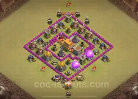 Nejlepší TH6 Anti 2 Stars War Base 2024 – Hybrid Link & Copy #18345