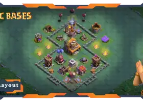 Лучший дизайн базы Builder Hall 4 и ссылка — Clash of Clans # 18354