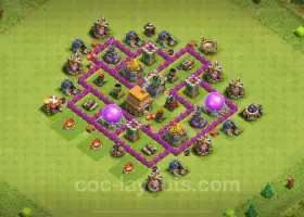 Max TH6 Farming Base Copy 2024 – Clash of Clans Hybrid #18365